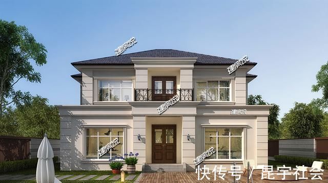 占地面积|4套适合农村建的小别墅,第三套8万就能建,图纸快收藏好