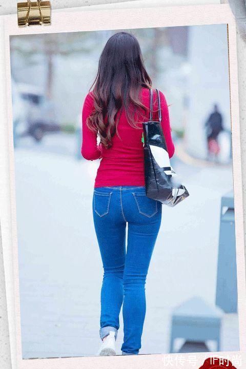 牛仔 美丽少妇穿上牛仔裤百搭又时尚,穿着舒适还显瘦,性感又迷人