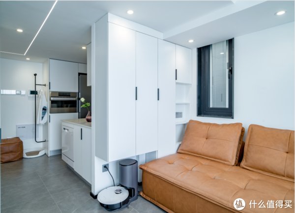 装出禁欲感，超实用的设计没有浪费一丝空间|魔都46㎡ 复式| 厨房