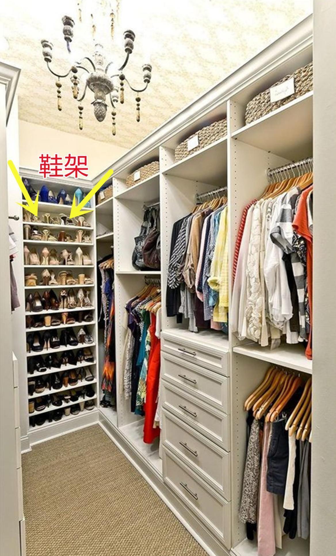 心思|无论如何都要留一间衣帽区，5㎡足够，U型布局费了不少心思在上面