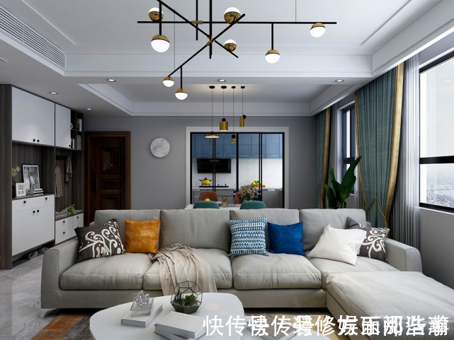 装修风格|132平三居室简练出的新概念,摒弃传统的陈俗与浮华