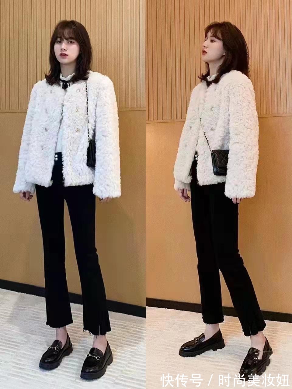 直筒裤|秋冬“最显瘦”的裤子穿搭,每一条都显瘦显腿长,小个子必备