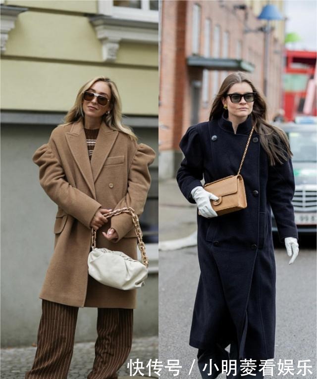 大衣|今年冬天流行羊腿袖大衣,时髦复古还凸显气场,小个子女生也能穿