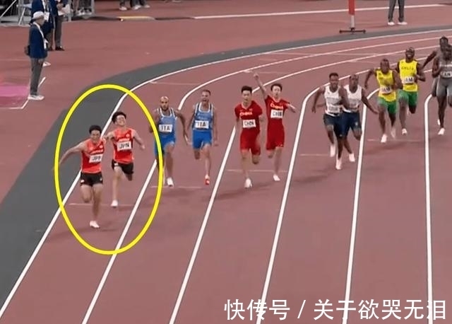 中国队|奥运会奇景！7队在冲刺，日本队站在一旁看，300米前他们就掉棒了