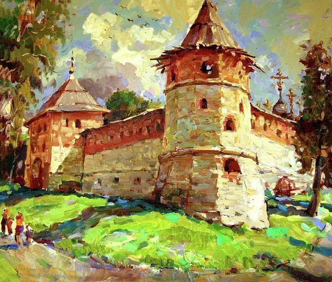 油画&浓郁的色彩,俄罗斯画家安德烈·米沙金的风景油画(二)