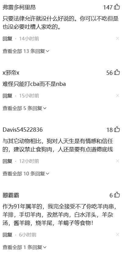 养狗|CBA球员吐槽无法接受吃狗肉,林丹曾呼吁球迷:抵制吃狗肉行为!