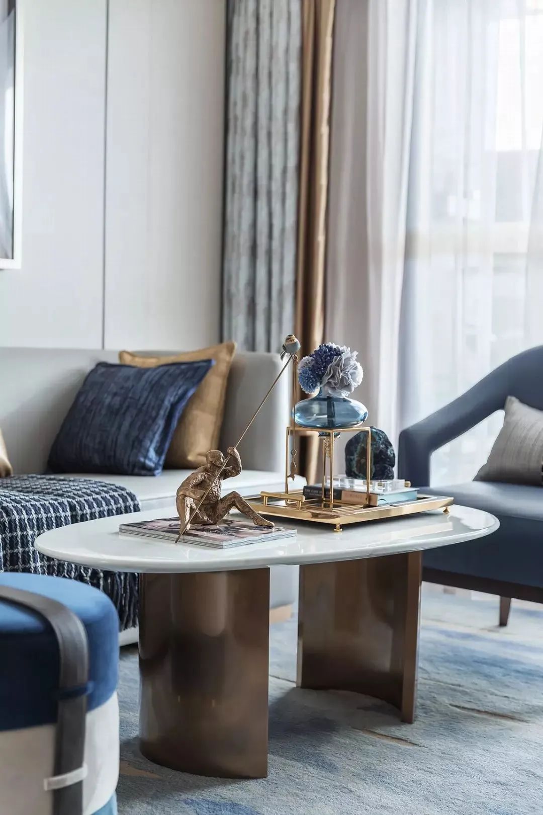 三居室新中式美居，轻奢儒雅的华丽气质|黄石装修 | 三居室