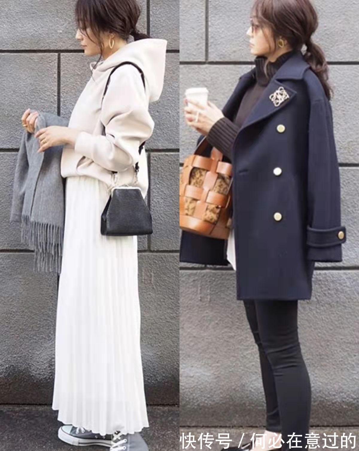 冬季 冬季穿衣只用黑白灰驼基础款,却赢得优雅时尚,她是如何做到的?