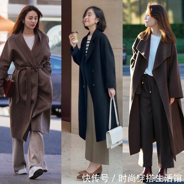 羽绒|40+女人穿衣别太随意,这24套秋冬季穿搭示范,简约高级又体面