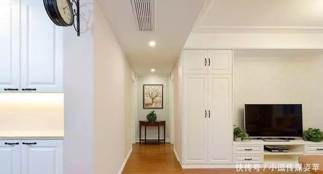 墙面|朋友的新房装修太漂亮了,一屋7个地方装上柜子,漂亮又实用!