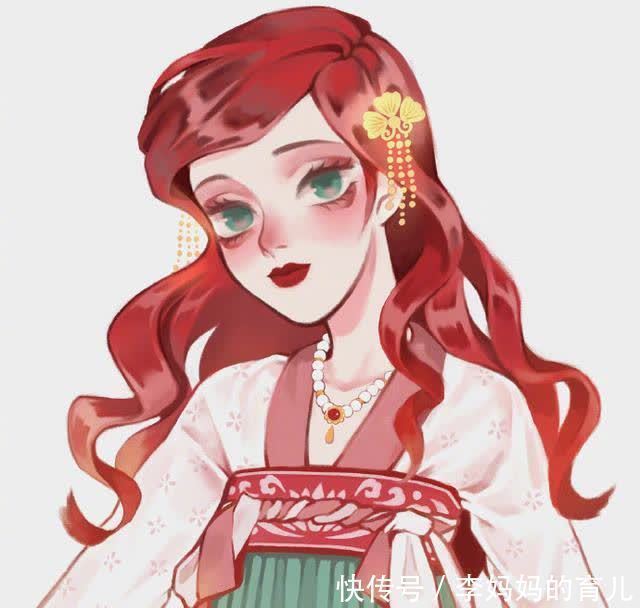 茉莉公主|迪士尼公主穿汉服,花木兰这一身绝了,白艾莎女王妥妥的古风美人