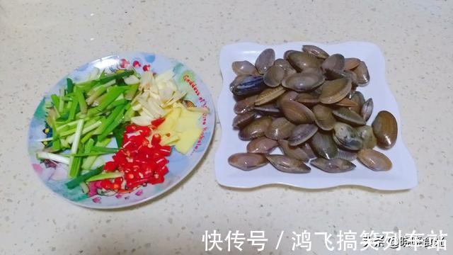 好吃|香辣花甲,只有在家自己做着吃才放心,好吃又实惠,10元炒一大盘