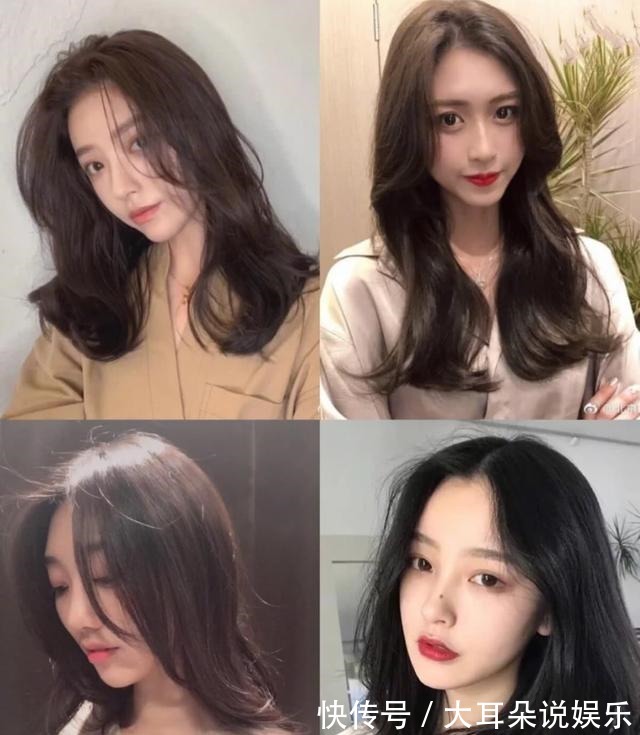 瓜子脸 好看的刘海发型!