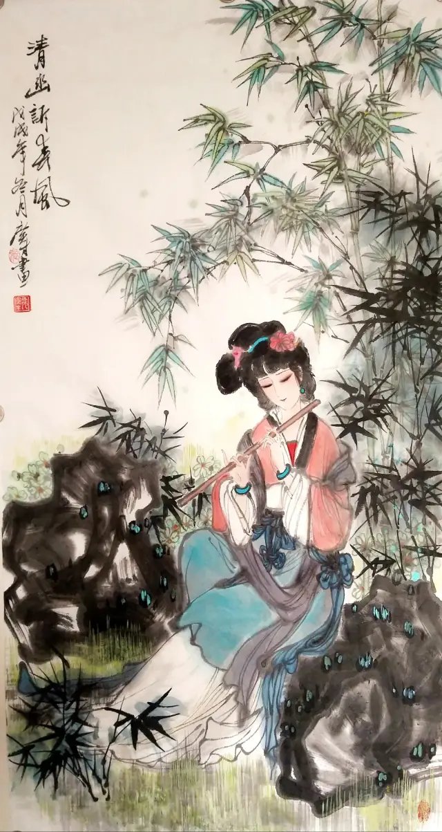 研究会&张广才国画人物画作品欣赏