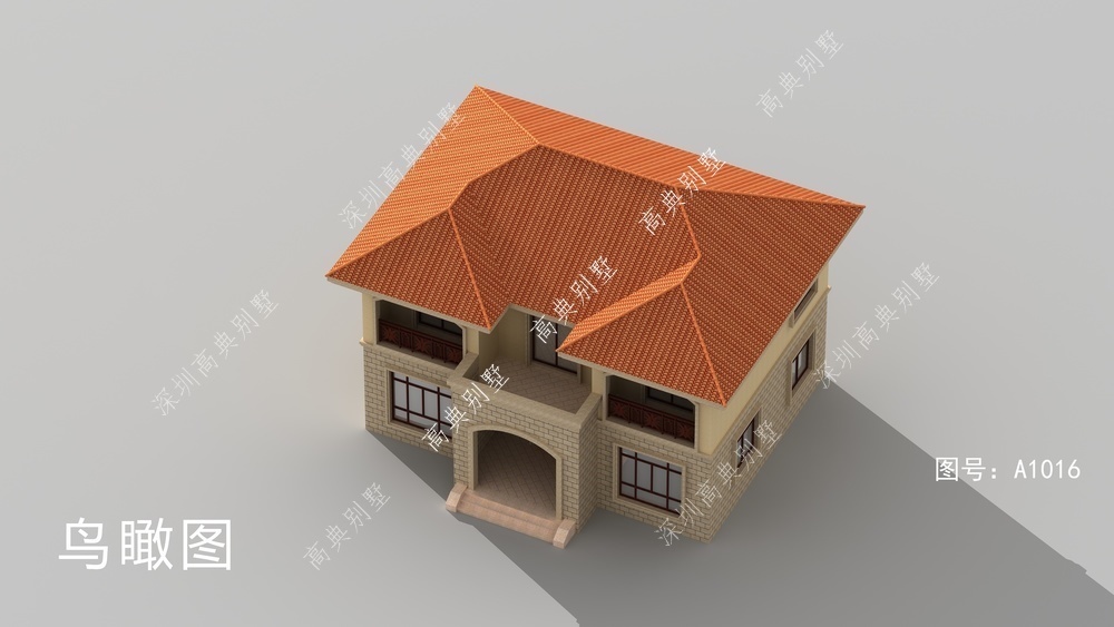 这款两层欧式别墅，外观明亮不张扬，建栋独树一帜。