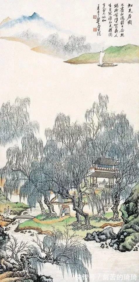 郑午昌@民国竟然有这样一位山水画大家,极为罕见,太美了!