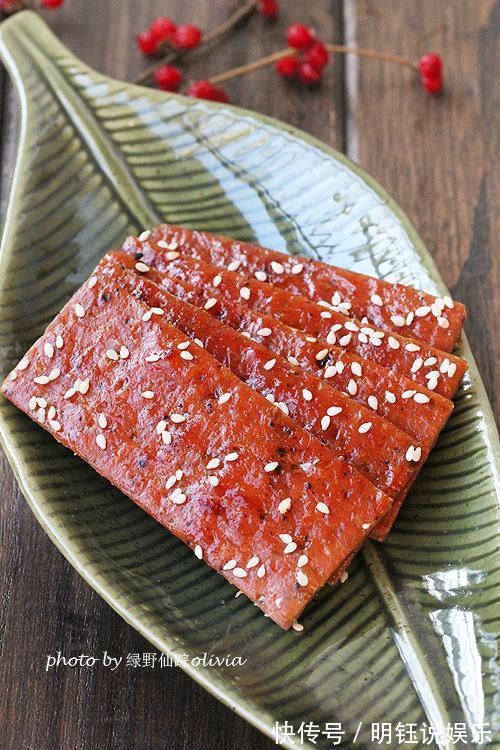 自制猪肉脯,比外面的干净多了,吃得放心