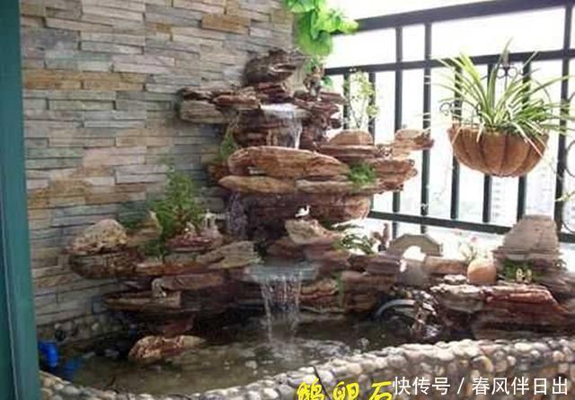 鱼池|若是我家带院子，不会用来种菜，一定要弄个喷泉玻璃鱼池，多亮眼