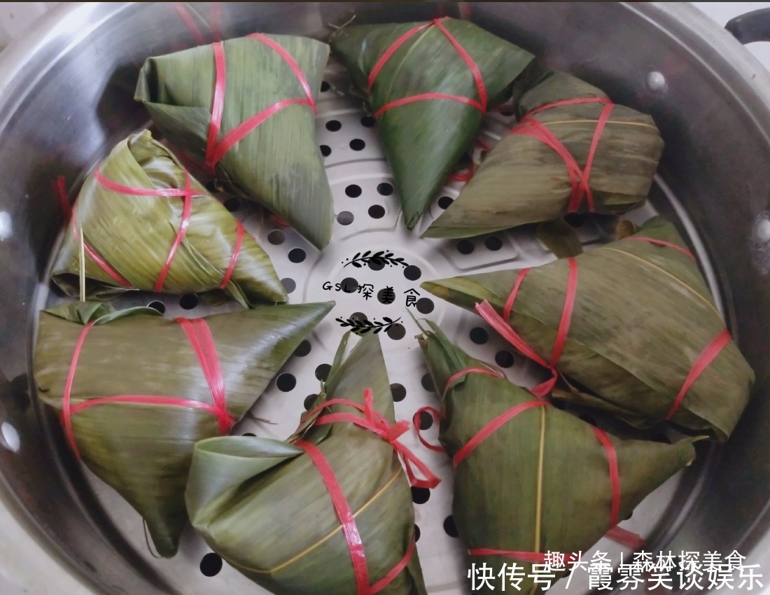 粽子|我家做粽子不用糯米,用西米做出来的粽子晶莹剔透,好看更好吃