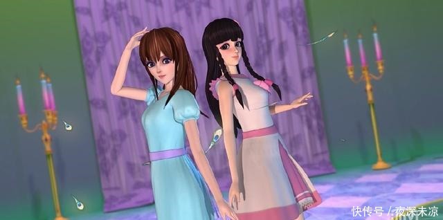在叶罗丽仙境的时候,蓝孔雀给女生都换了美裙,为什么罗丽不换