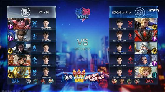 冠军杯|KPL：KS.YTG不敌武汉eStarPro，无缘季后赛及冬季冠军杯