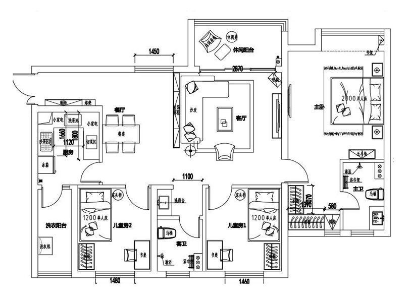 有色地质家园|130㎡舒适简约3室2厅，邂逅温柔治愈的浪漫生活