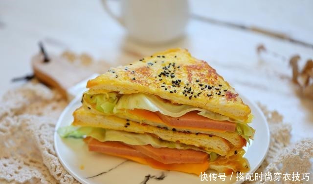 烤箱|元气满满的早餐,只需5分钟搞定,无需烤箱做法简单,营养百分百