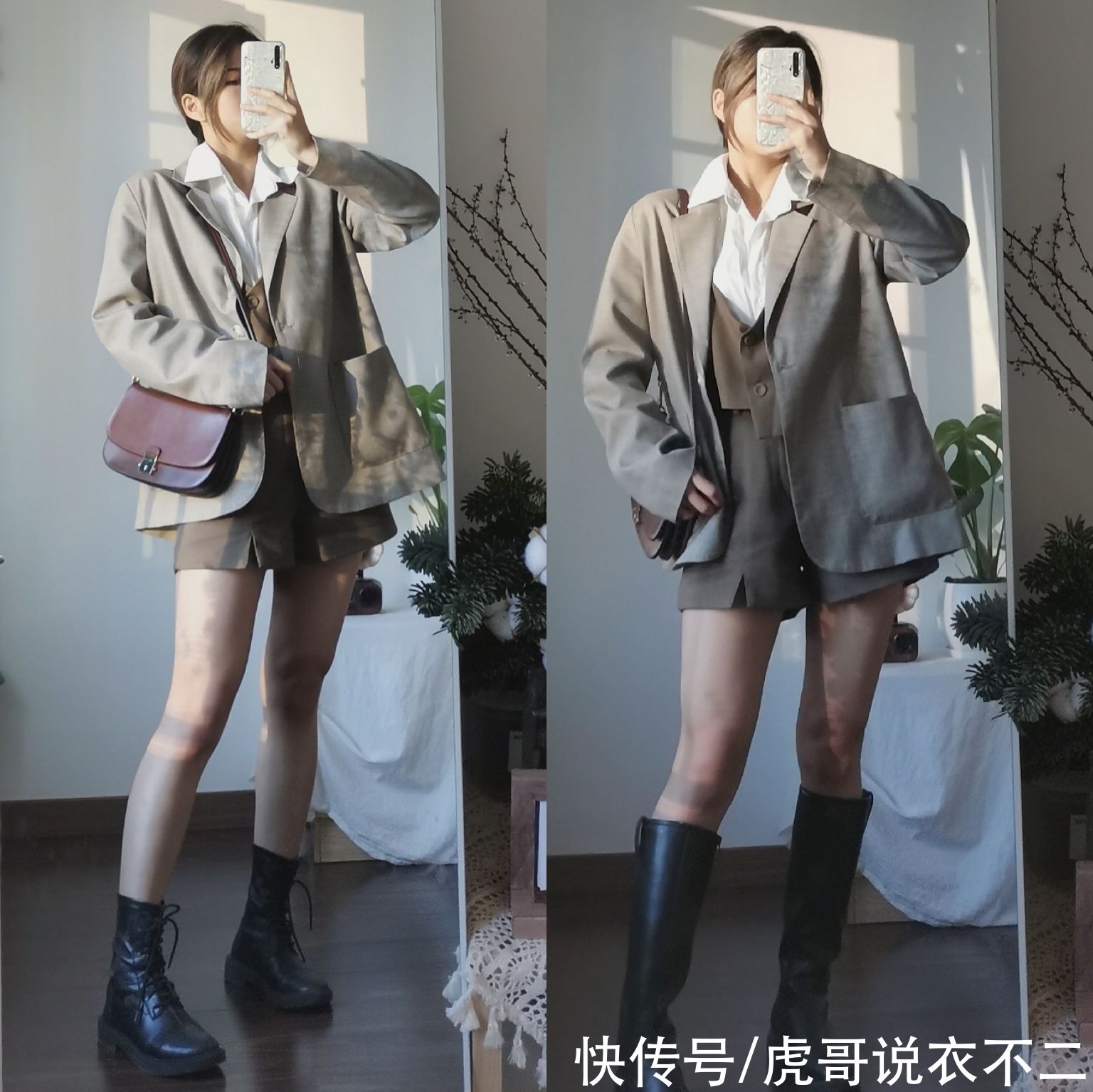 早春就要穿骑士靴，这三种“秀腿”搭法时髦精都爱，太飒爽性感了