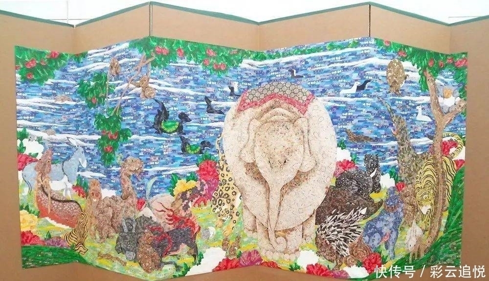 最后的晚餐&日本90后女生,辞掉工作,用450卷胶带手“撕”世界名画!