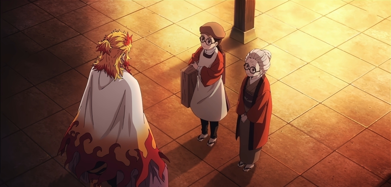 无限列车篇|鬼灭之刃:杏寿郎的“唔麦一”,让他从炎柱变成了“饭柱”