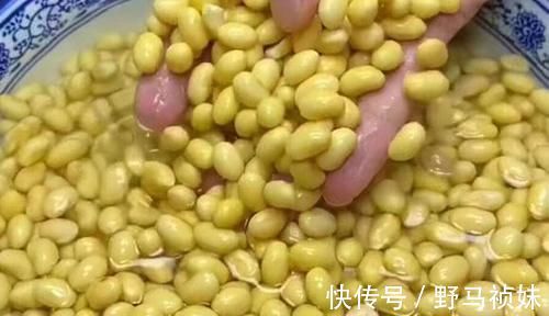 浸泡|黄豆要提前给它浸泡一夜，不腌不焖，切碎一炒，随吃随取也是很方便，特方便