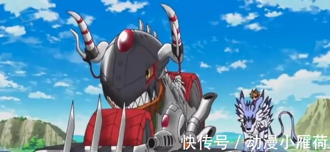 音速兽|新数码宝贝:一匹狼和一辆摩托车的友情,钢铁加鲁鲁进化太敷衍!