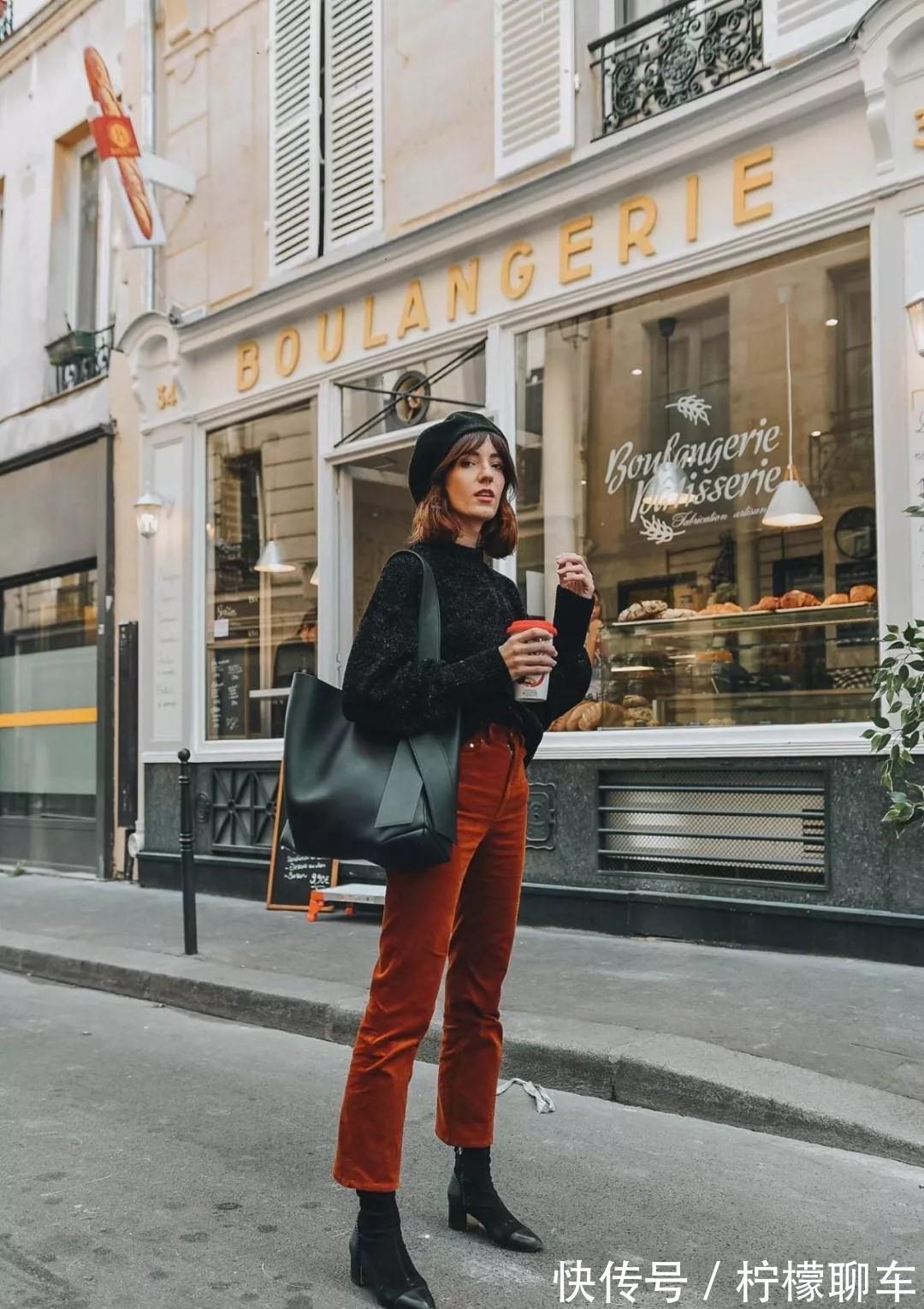 高跟鞋 中年女人再懒,也少穿牛仔裤出门,今年流行的烟管裤,更时髦减龄