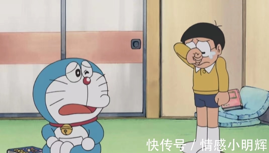 片段|《哆啦A梦》:大熊误入静香浴室,大熊总被胖虎欺负,为何不跑?