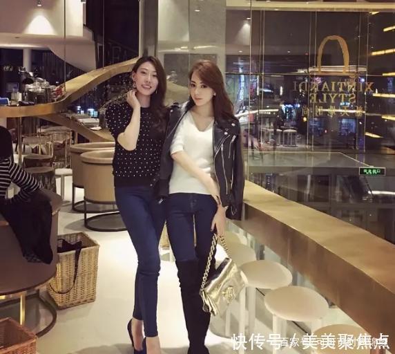 方媛|方媛好有贵妇感,穿针织衫配牛仔裤凹造型,162身高爆发大气场