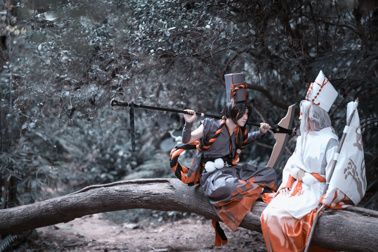 阴阳师|阴阳师鬼使黑白Cosplay