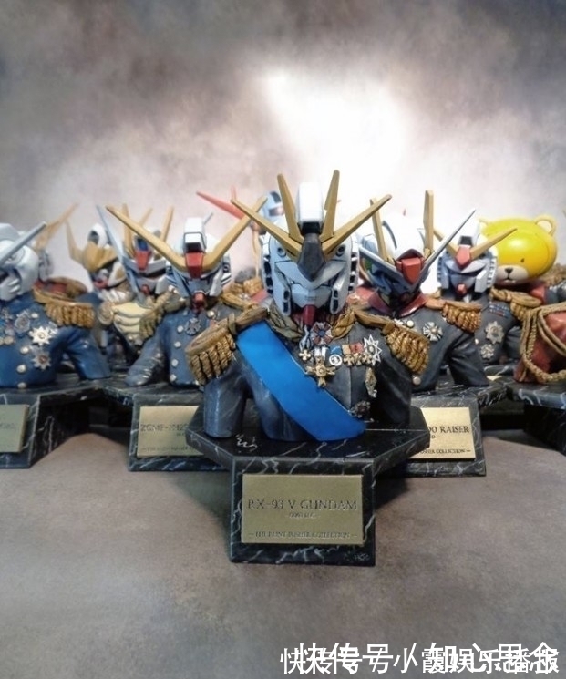 胸像|模玩控:高达拟人胸像改造,巴巴托斯、命运、独角兽哪款是你的最爱?