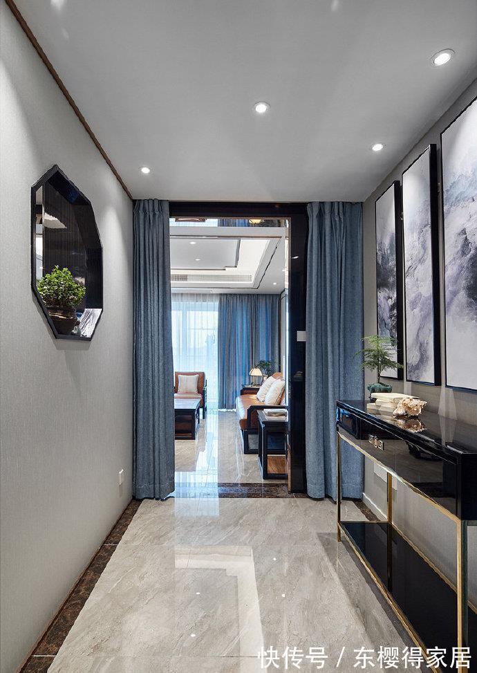 四房|208平米现代中式四房,进屋就看呆,全屋高端大气上档次,太赞了