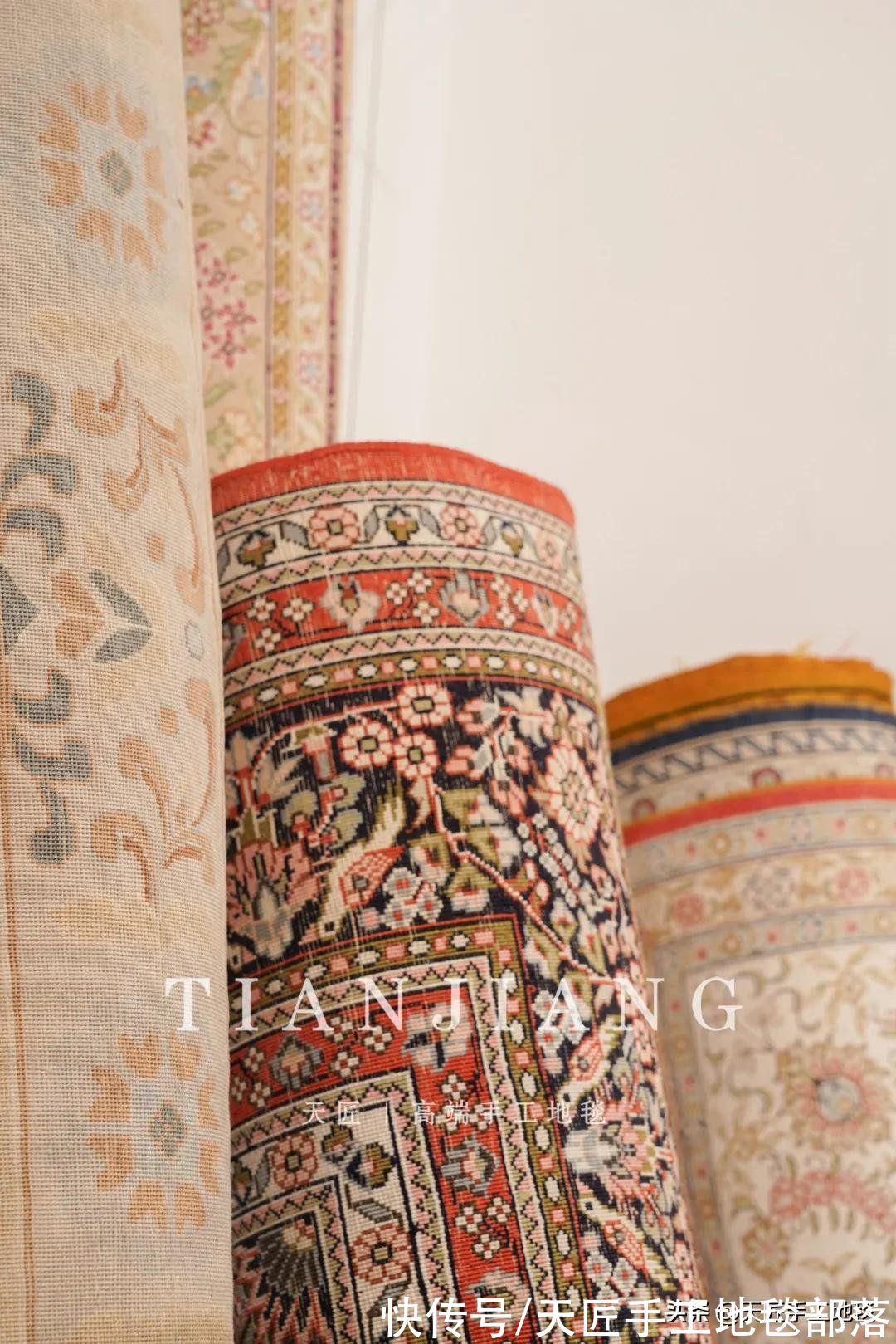 真丝|手工地毯在别墅业主圈火了，听说还能免费上门试铺