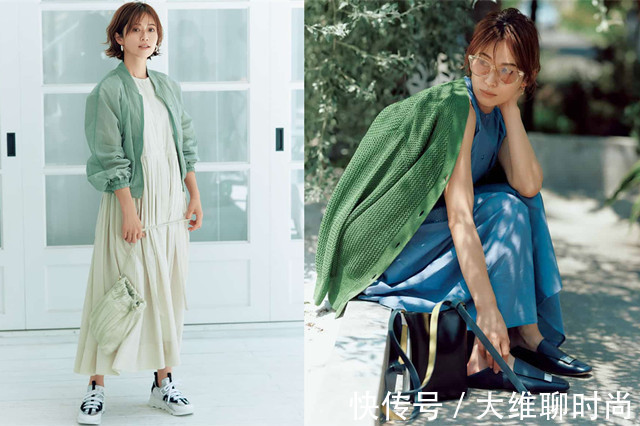 时尚|40+女人,不要只穿素色,可学日本博主运用色彩享受时尚的魅力