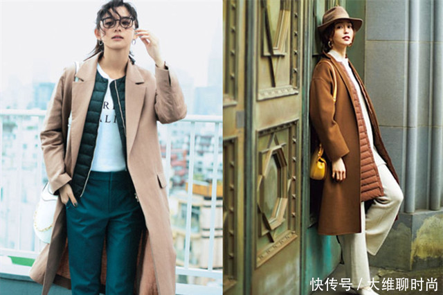 叠穿难怪那么火，既保暖又时髦，三木红色三件套呈现优雅复古美