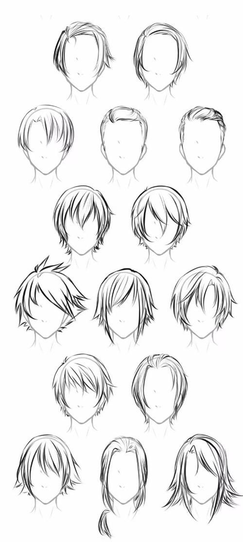 头发的绘画方法大集合，有你们要古风发型吗？