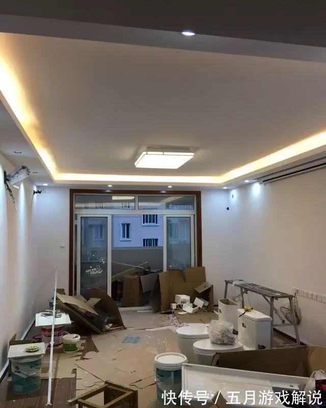 电视|装修两个半月，老公坚持不到电视墙终于见到效果，全屋都很满意！