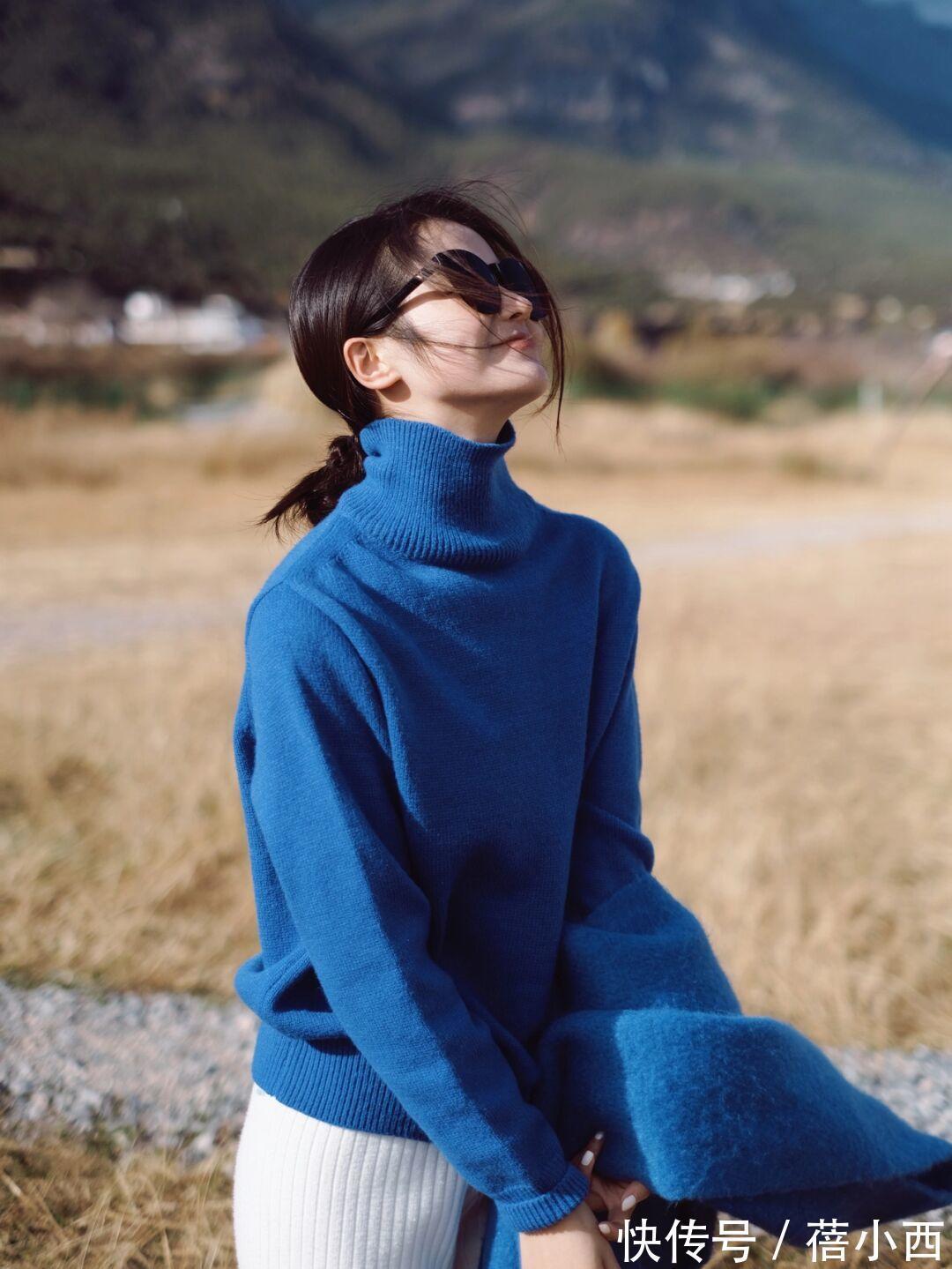 女人味|管你脸大、脖子粗,毛衣这么搭准对路,不懂穿得就照搬