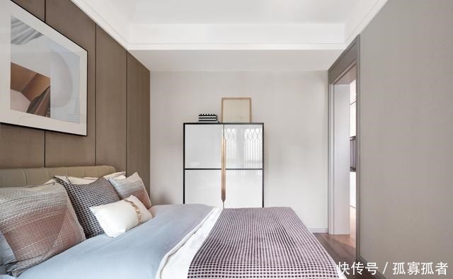 主卧|这才是现代轻奢风,96㎡三室一厅,小户型住出别墅范!