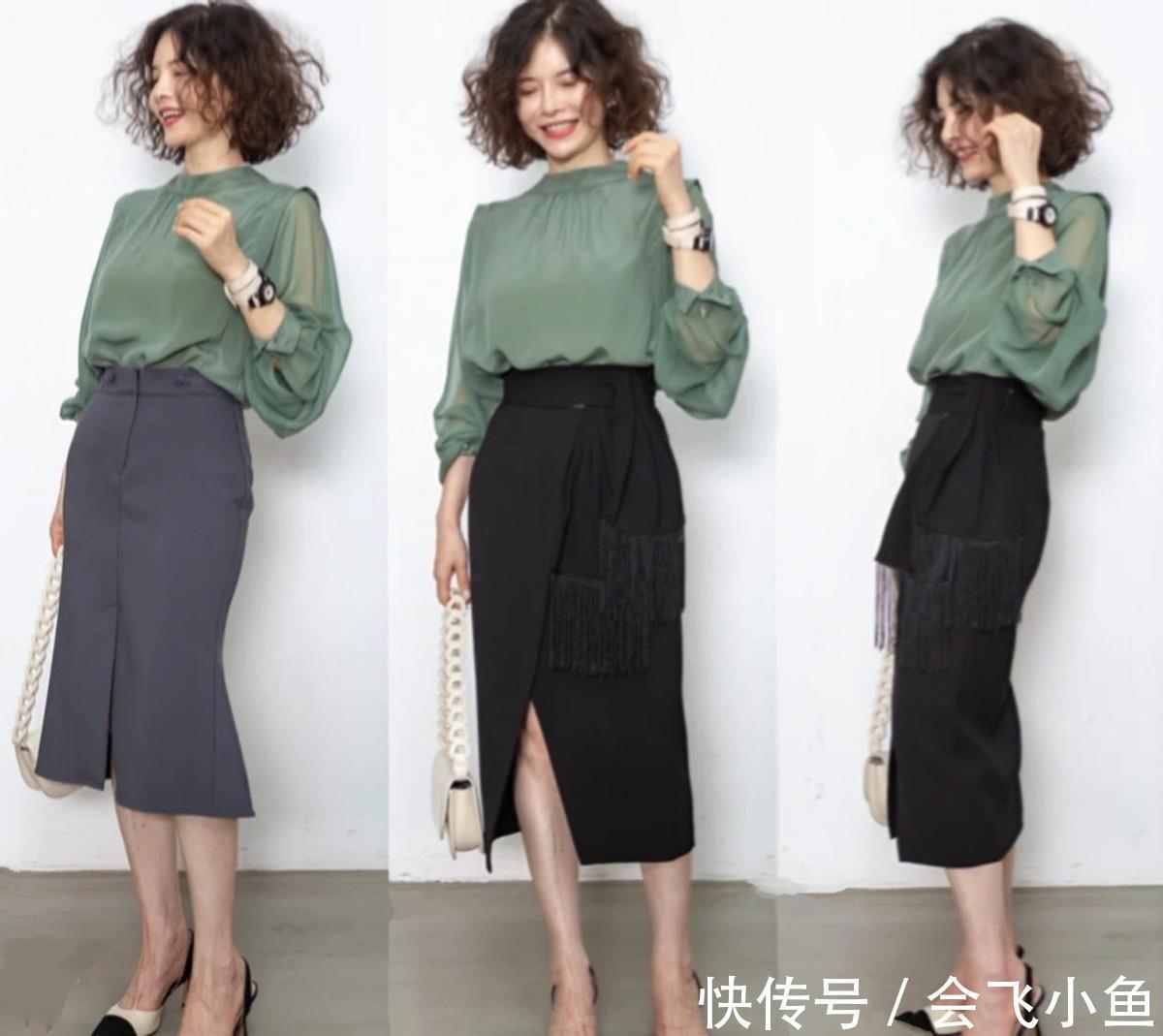 枫叶 奔五女人如何摆脱大妈式穿搭？学她的“优雅色”搭配，俏皮又高级