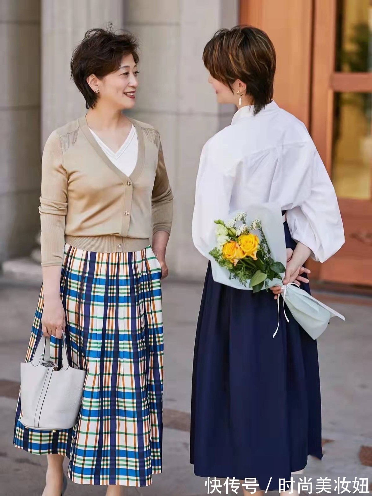 退休女性|“退休女性”要学会打扮,这位退休妈妈4种穿搭示范,高级洋气