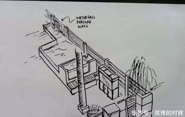 鱼缸和池还可以这样结合?只能说很有想法,有钱我也搞一个!