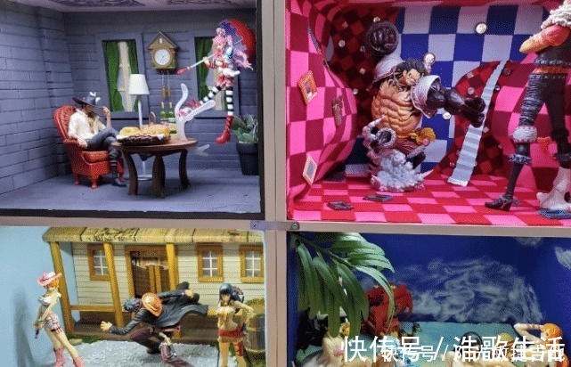 路飞|海贼王为什么说宅男一面墙值一套别墅看完这满屋子的手办,你就明白了!