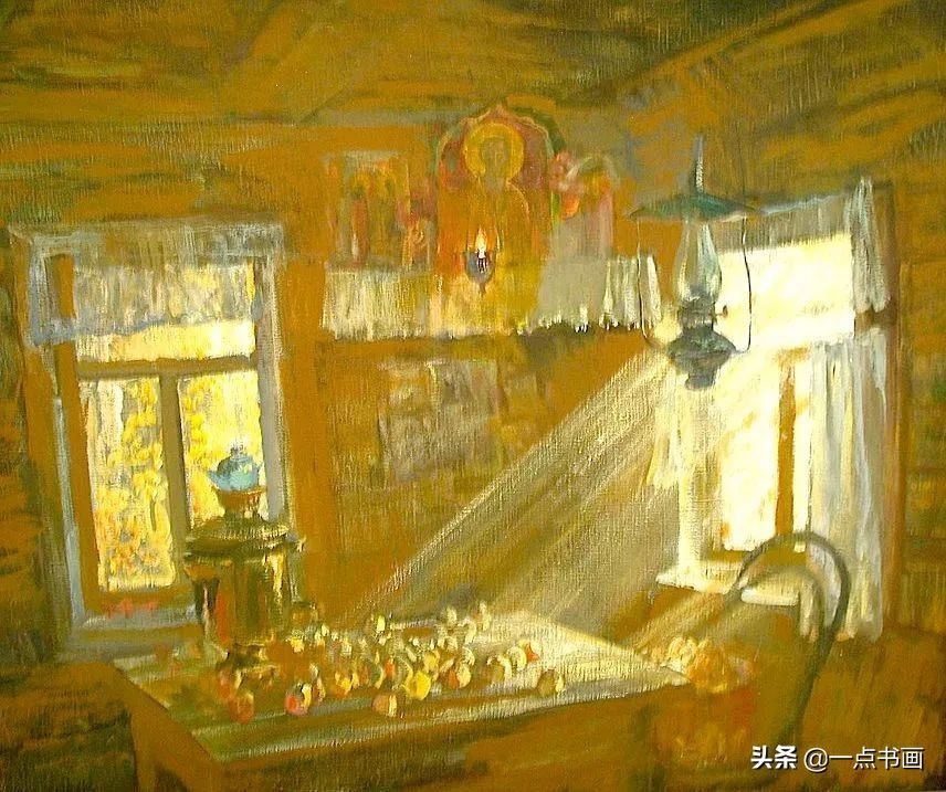 美术学院#阿巴库莫夫:被誉为俄罗斯的金笔,其画笔下都是净化的世界